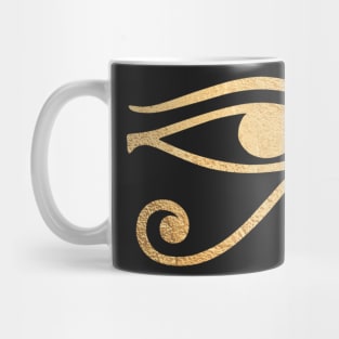 Eye of Horus, Faux Gold Mug